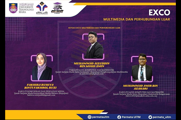 Ketua Exco Multimedia Permata UiTM